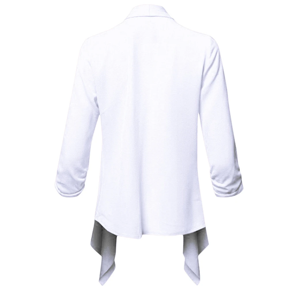 CHAMSGEND Casual Solid Women Suits Collar Blazer Jacket Female Suit Autumn 2019 High Quality Coat Suit Slim Cardigan Tops 1022