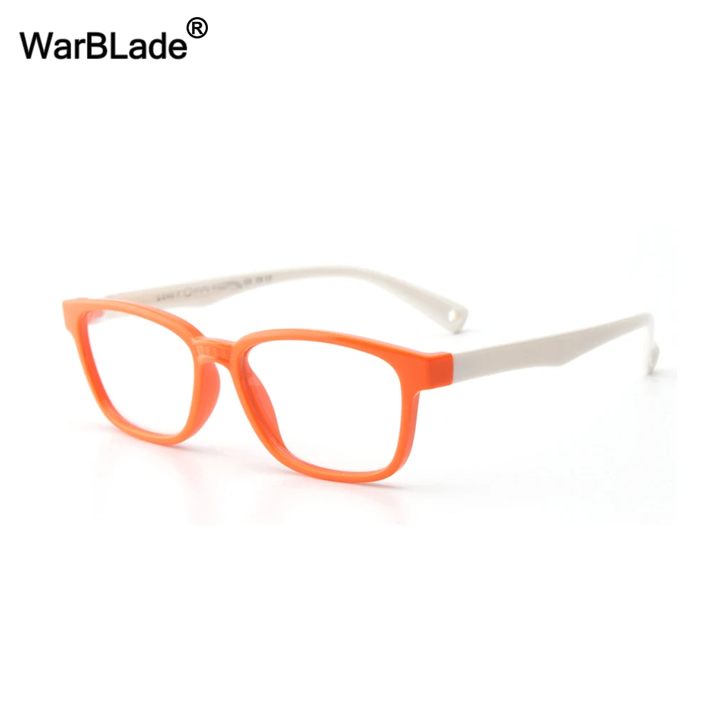 WarBLade TR90 Flexible Kids Eyeglasses Frame Glasses For Child Boys Girls Degree Myopia Optical Frames With Lanyard Square 2020