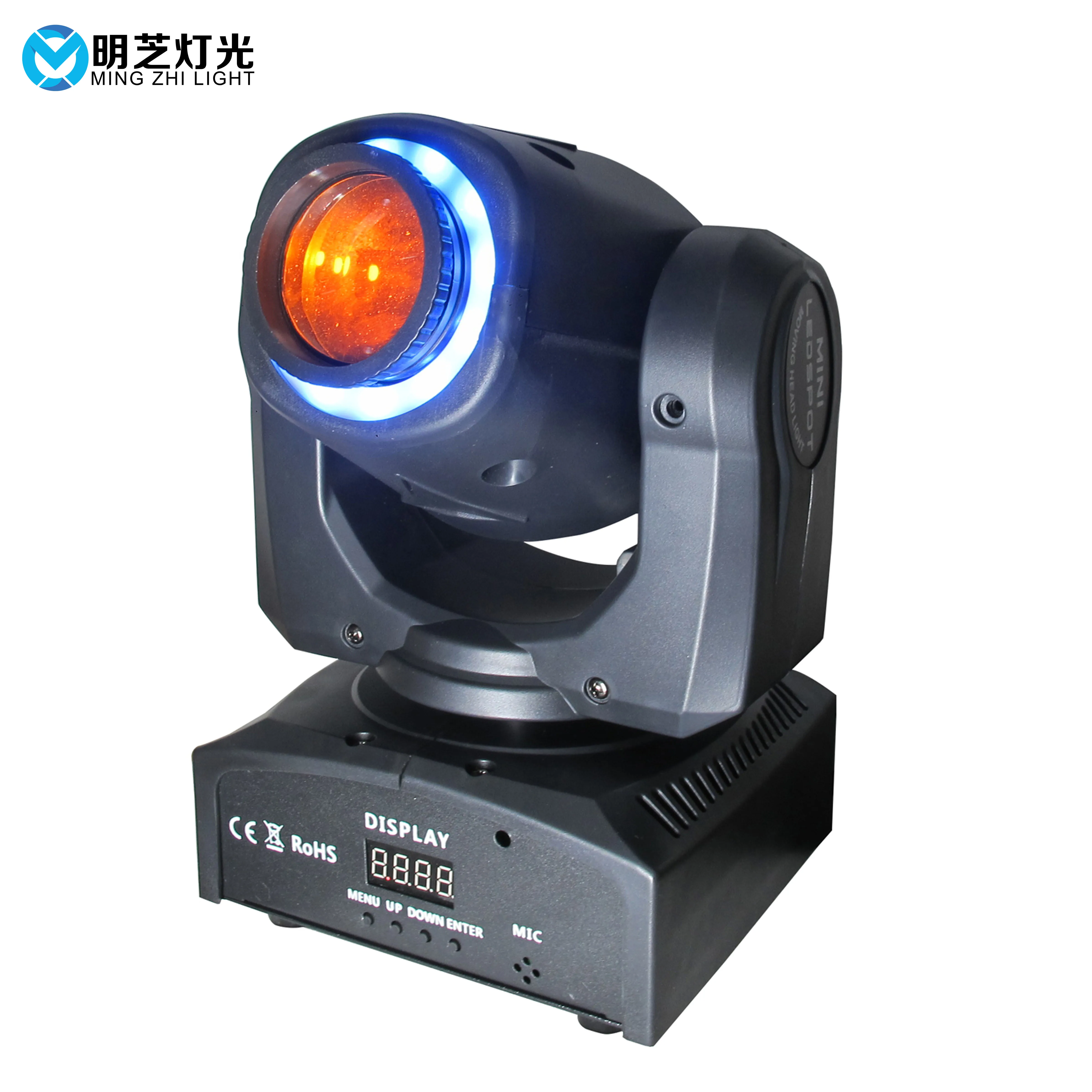 Mingzhi 30 Вт RGB пятно движущаяся голова светильник апертура узор светодиодный вечерние светильник s