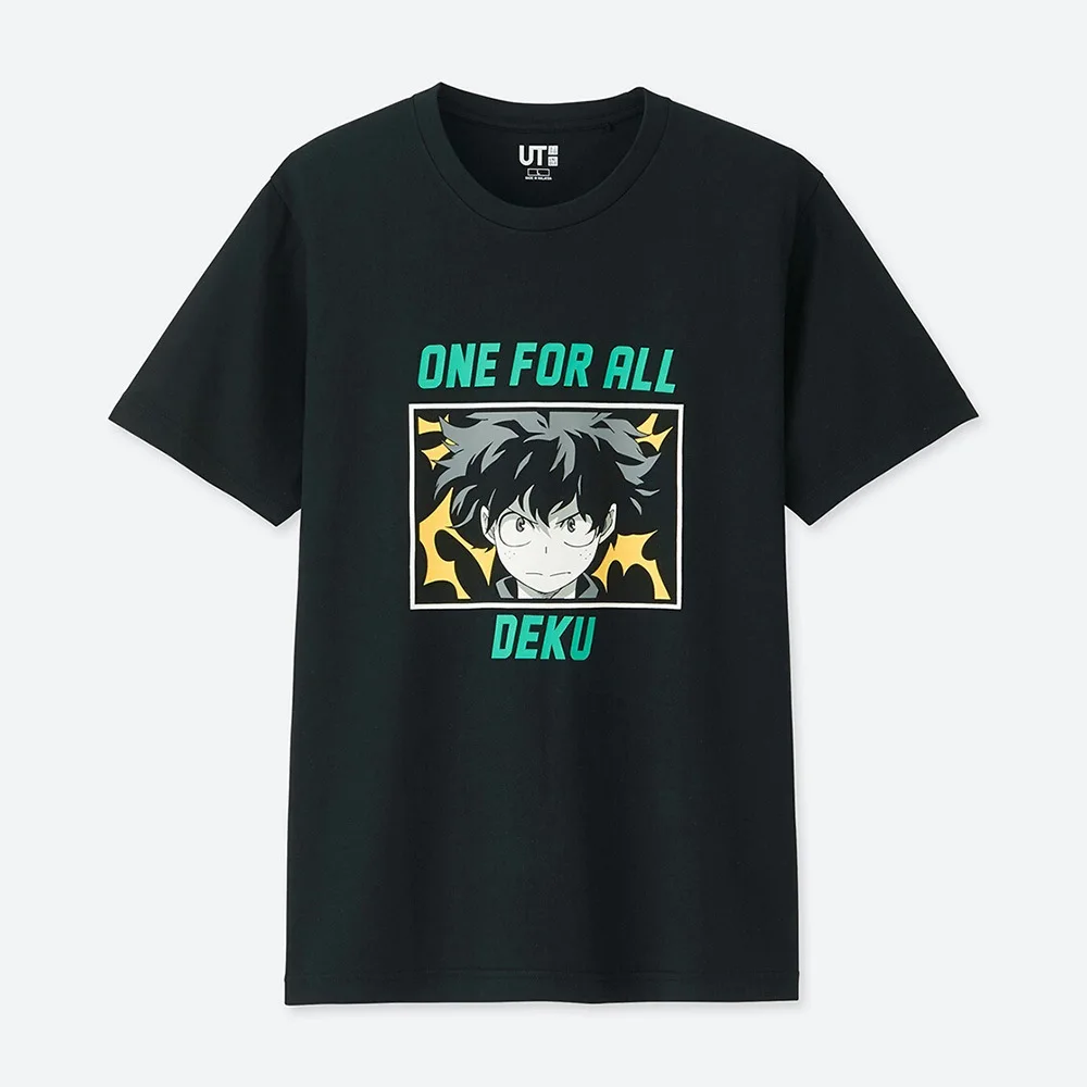 

Newest My Hero Academia Harajuku Men's Anime Cotton T-shirt Printed Summer Tshirt Size 2xl Comfortable Short Sleeve Hombre Tops