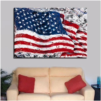 

5d Diy Diamond Painting American flag Full Square Round Diamond Embroidery Rhinestone Mosaic Cross Stitch Home Decor