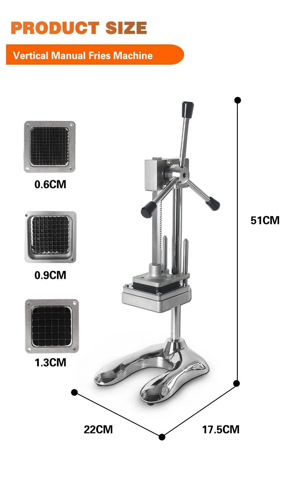 AM-05结歌立式薯条机锌合金底座_04