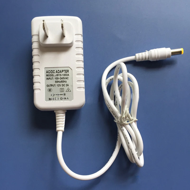 12V2A белый импульсный адаптер питания европейские правила стандарты США британские правила AC100-240V мировые стандарты