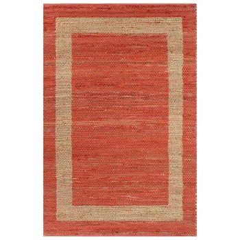 

Carpet handmade jute red 160x230 cm For Home Hotel Floor Protection Living Room Decor Washable Carpet