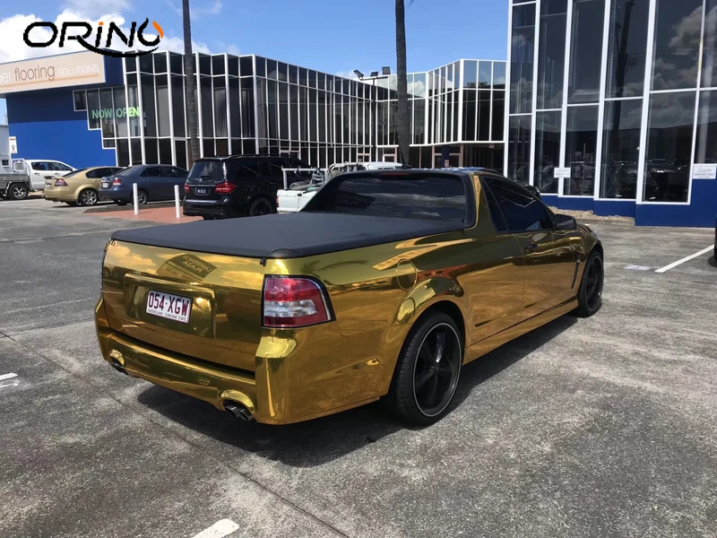 Gold Chrome Vinyl Wrap Sticker-8