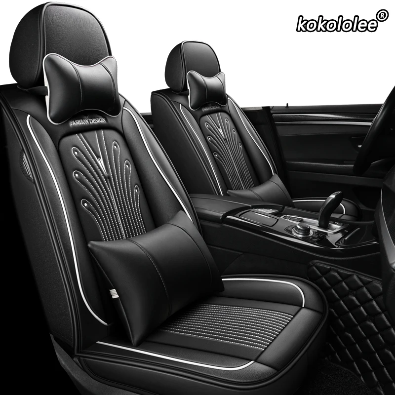 Кожаные чехлы на сиденья kokolee для Daewoo Matiz Nexia Tosca Kalos Evanda Magnus REXTON автомобильные