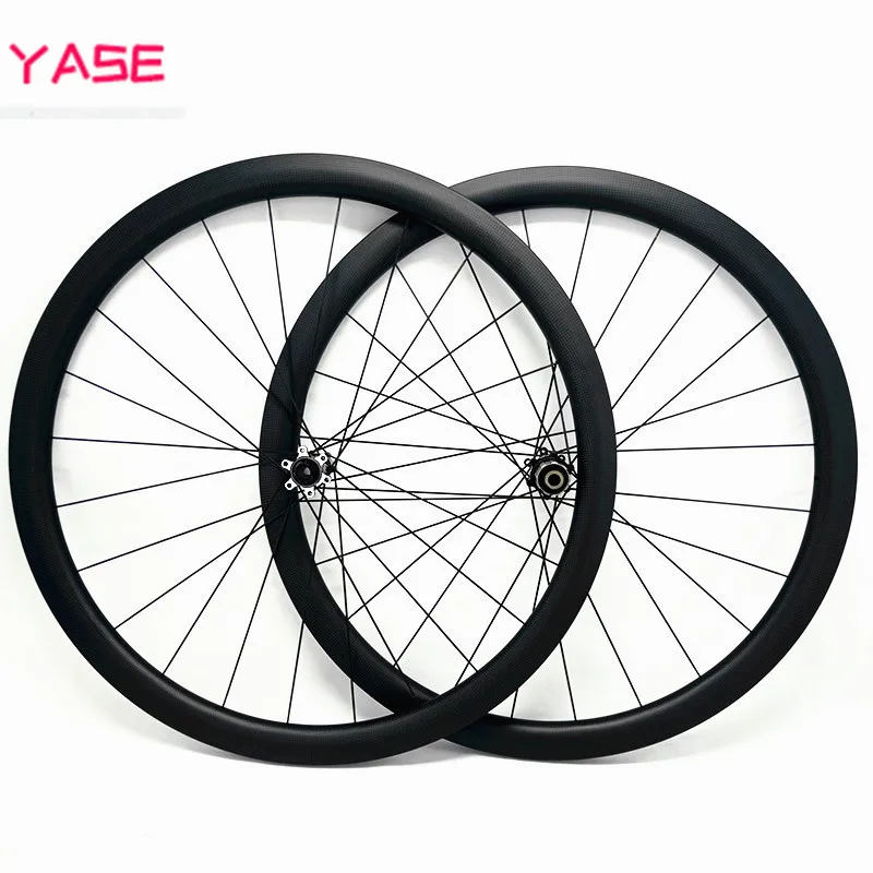Карбоновая колесная пара с 6 гвоздями novatec D411SB-412SB QR 100x9 135x9 мм 700c clincher 38x23