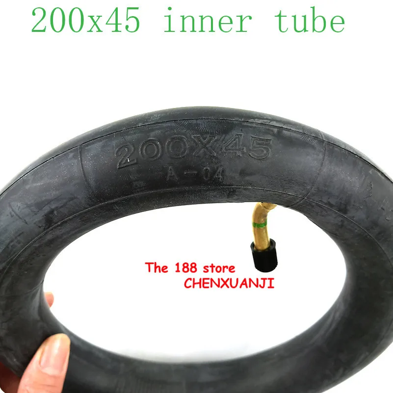 200x45 надувная внутренняя трубка для скутера E-twow S2, пневматическое колесо ", для скутера, инвалидной коляски, пневматическое колесо, внутренняя шина 8x1 1/4, трубка