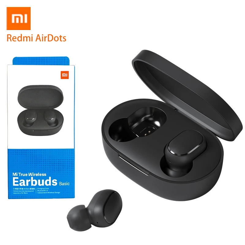 TWS стереонаушники Xiaomi Redmi Airdots с поддержкой Bluetooth 5 0 и ИИ управлением|Наушники