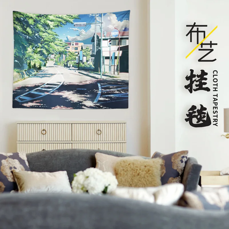 

Bed & Breakfast INS Background Cloth Hanging Cloth Northern European-Style Wall Cloth Online Celebrity Bedroom Bedside Decorativ