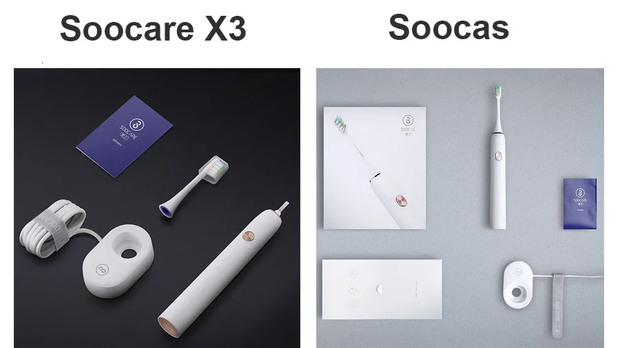 Xiaomi Mijia sonic электрическая зубная щетка Soocas X3 обновленная Водонепроницаемая ультра звуковая автоматическая зубная щетка Usb перезаряжаемая