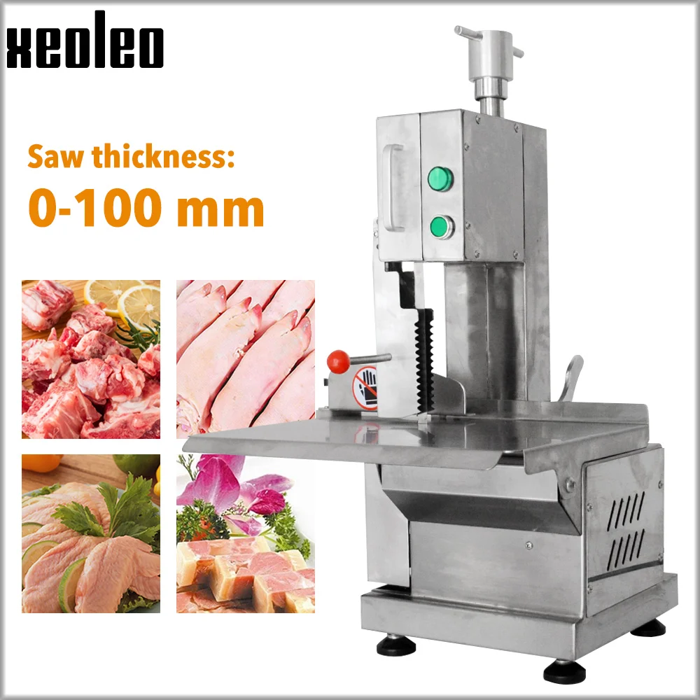 XEOLEO машина для резки кости измельчитель мороженого мяса коммерческих нержавеющей отрезок стали ребра/рыбы/мяса/говядины 110 В/220 В