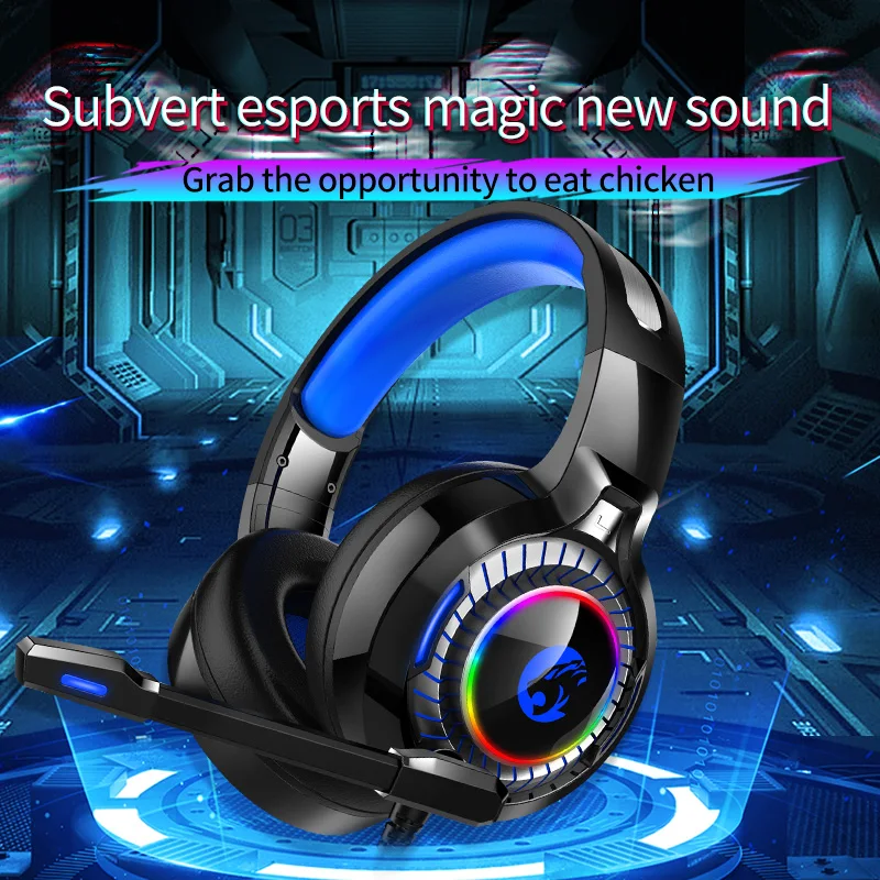 Professional Led RGB Light Gaming Headset Noise Cancelling 7 1 Channel 4D Stereo Wired PS4 Computer Gaming Headphone with Mic