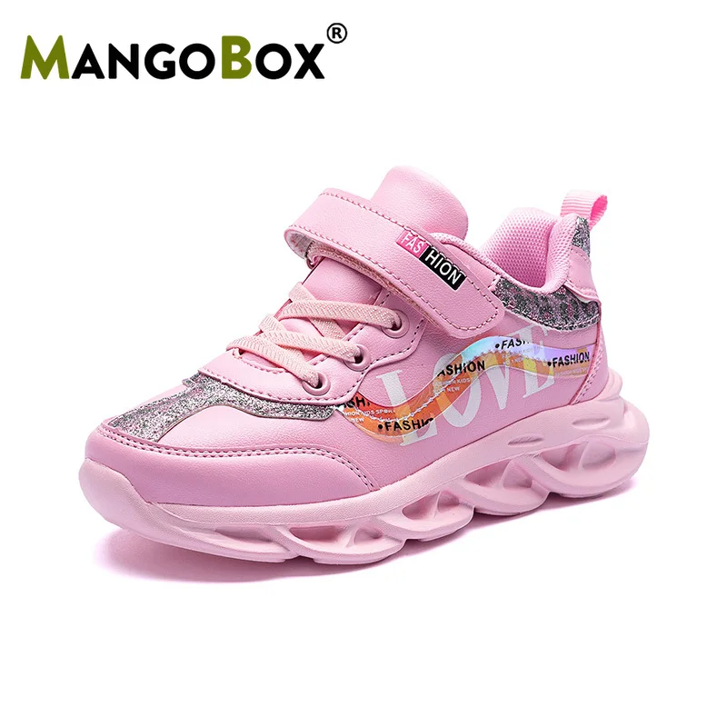 Mangobox/детские кроссовки для девочек; Роскошные брендовые кроссовки для девочек; дизайнерская детская спортивная обувь для девочек; Детские кроссовки с мягкой подошвой