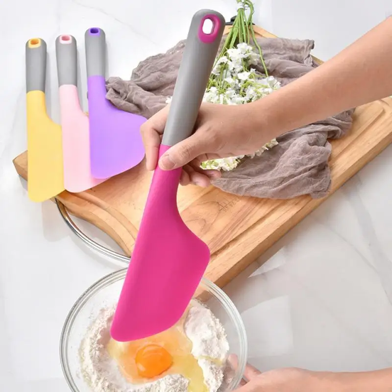 1pc Silicone Resin Spatula, Cream Scraper Convenient For Baking, Cooking,  Heat Resistant And Non-stick, Essential Kitchen Utensil, Baking Tool