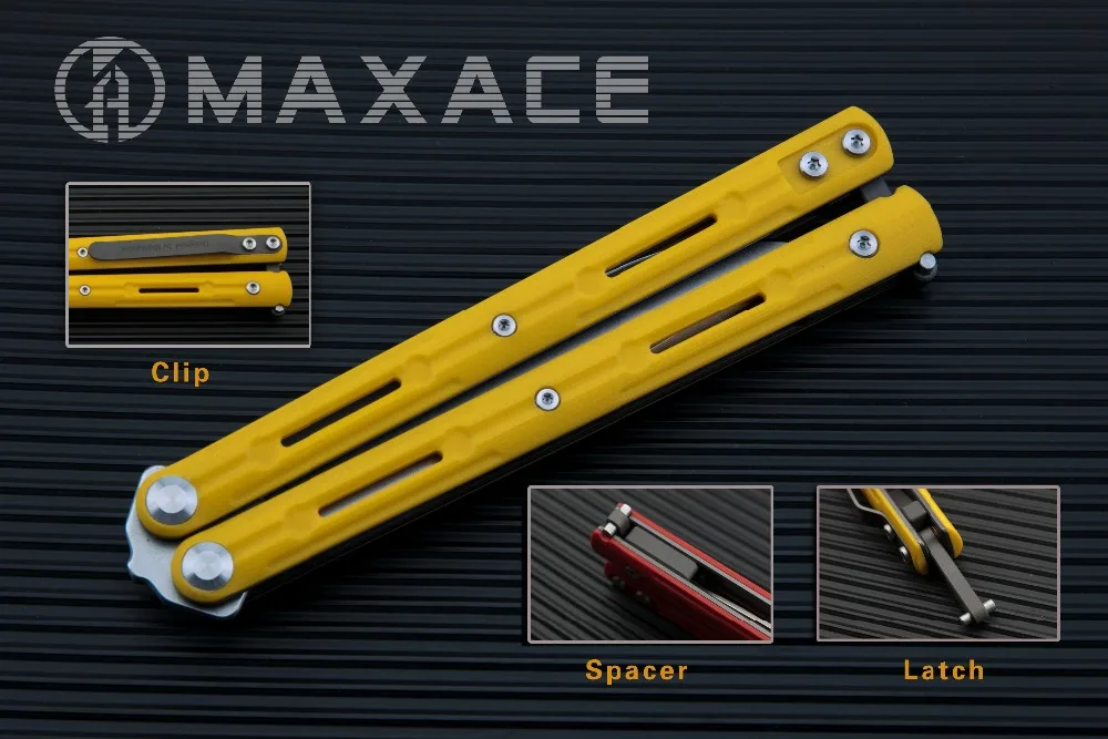 Maxace Serpent striker Satin 14C28N лезвие G10 шкала вкладыш из нержавеющей стали
