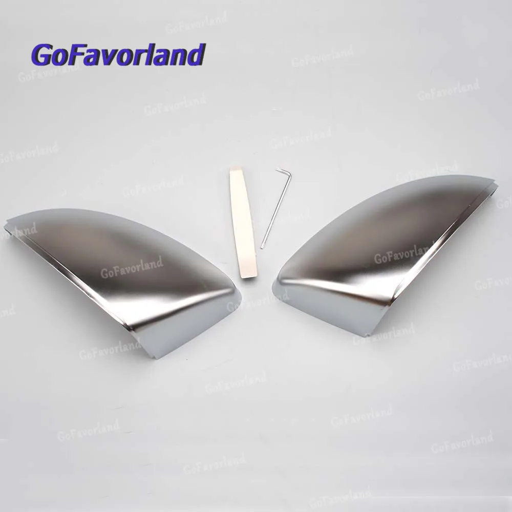 

New For Audi TT TTS 8S MK3 2015- 2018 Without Lane Change Function Pair Rearview Mirror Replacement Cover Trim