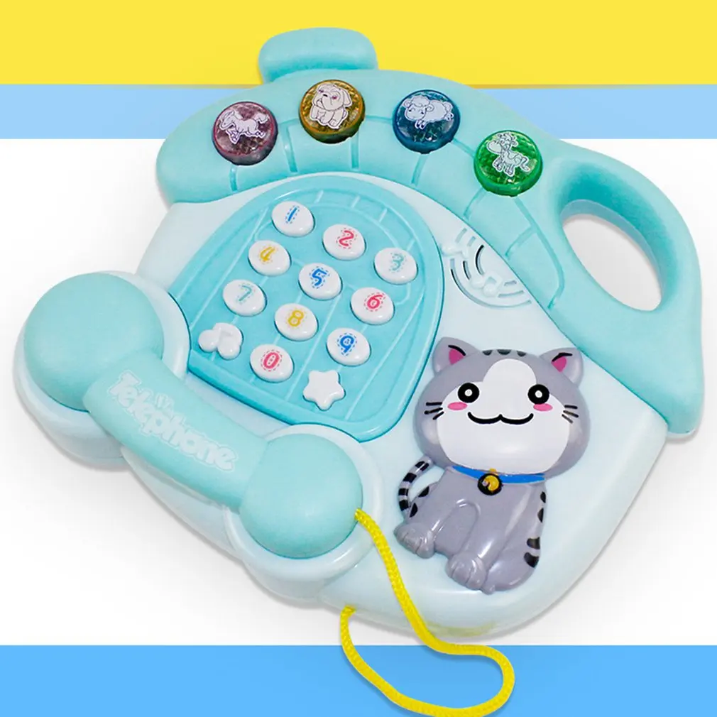 Детская игрушка легкая мини игра Забавный музыкальный телефон с легкой игрушкой Ранние развивающие детские подарочные игрушки