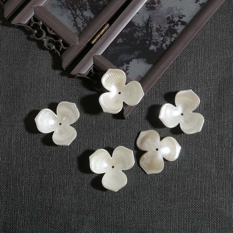 Mix 24 Stile 10 Stücke ABS Perle Farbe Blütenblatt Acryl Perlen Kappen Für Schmuck Machen Diy Handarbeiten Finden Zubehör Liefert – Detail 23
