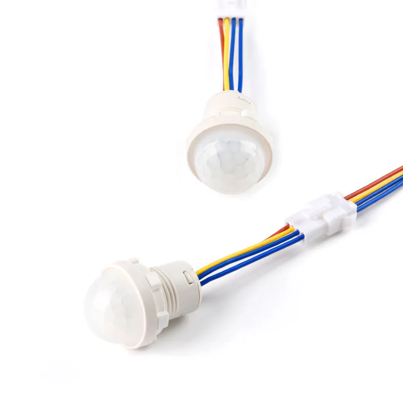 Minidetector de movimiento PIR para armario, interruptor inteligente, 110V, 220V, LED, infrarrojo, Sensor automático