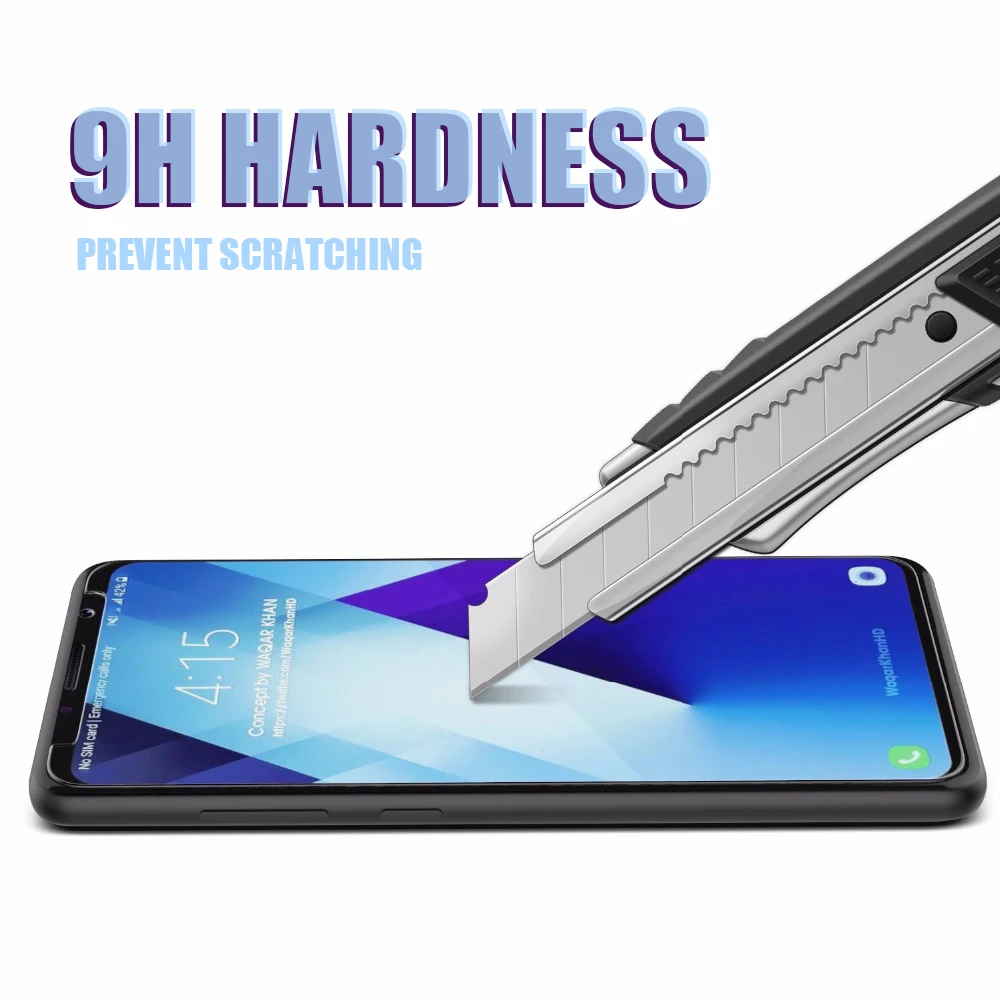 0,28 мм закаленное Стекло для SAMSUNG Galaxy A6 A8 плюс A9 A3 A5 A7 версия Экран Защитная Стекло