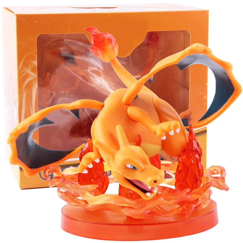 Аниме мультфильм монстр Mewtwo Gengar Charizard Фигурки ПВХ Acrion фигурка Коллекционная модель игрушки