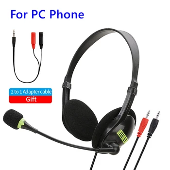 

Computer Gaming Headset For PC Gamer Wired Headphone With Microphone Loud Mic Cascos USB 3.5 Jack Cosque Phone Helmet School