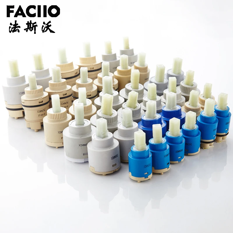 25/35mm/40mm Shower Cartridges Sepcial Ceramic Faucet Accessories Kitchen Replace Part faucet cartridge