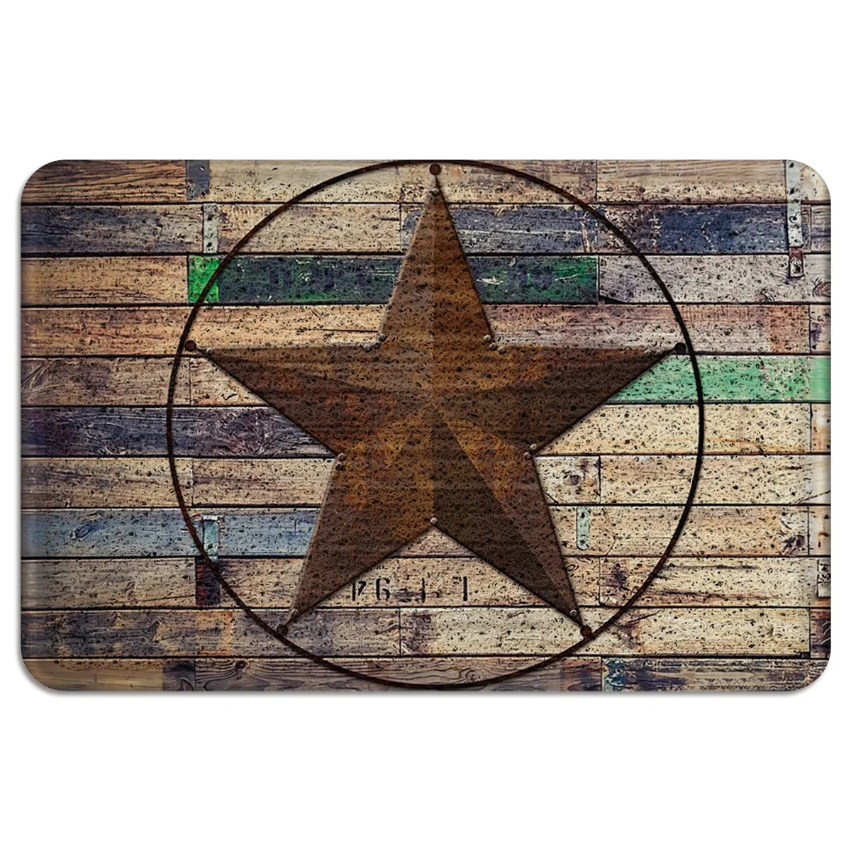 Texas Lone Star деревянные ретро кухонные коврики анти усталость моющиеся ботинки скребок для обуви пол ковры Экстра Мягкий коврик под дверь