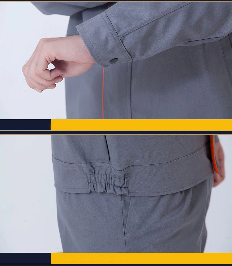 Новые рабочие комплекты одежды для мужчин и женщин куртки+ брюки весна осень ремонт машин Мужской рабочий костюм сварщик мастерская общая рабочая форма