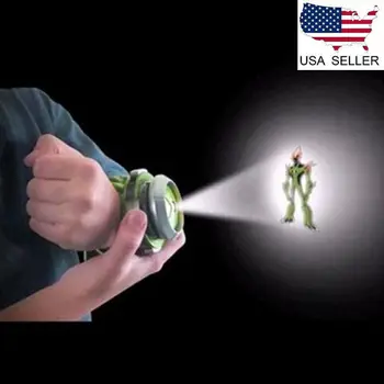 

Kids Watch Projector Omnitrix Alien Viewer W/ 3 Disks 30 Images