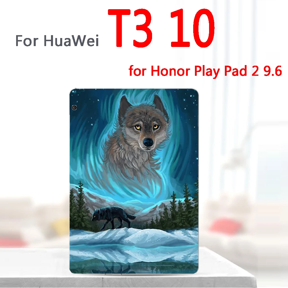 T3-10-lan di lang Роспись Tablet крышка для huawei Mediapad Медиа Pad T3 10 8 7 3g 7g3 AGS-W09 L09 KOB-L09 W09 для игровой площадки 2 9,6 8 силиконовый чехол - Цвет: T3-10-lan di lang
