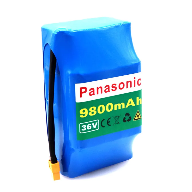 Panasonic 10s2P 36V литий-ионный Перезаряжаемые Батарея 9800 мА/ч, 9.8ah с одноконтурным Напряжение Ховерборд Батарея