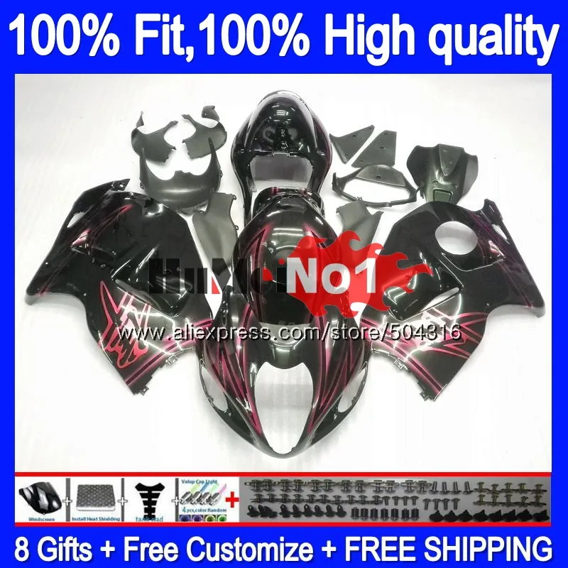 Инъекции для SUZUKI GSXR 1300 Hayabusa 2008 2013 цвета: черный, красный, 30MC. 121 GSXR-1300 GSXR1300 08 13, 14, 15, 16 лет обтекатель