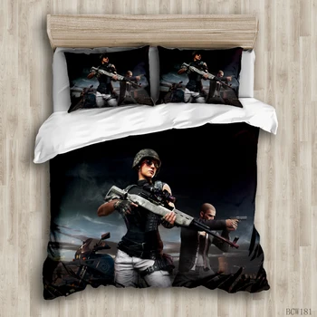 

2020New high-quality 3D game series bedding set decorative duvet cover pillowcase cartoon bedding 3-piece Bedding Set