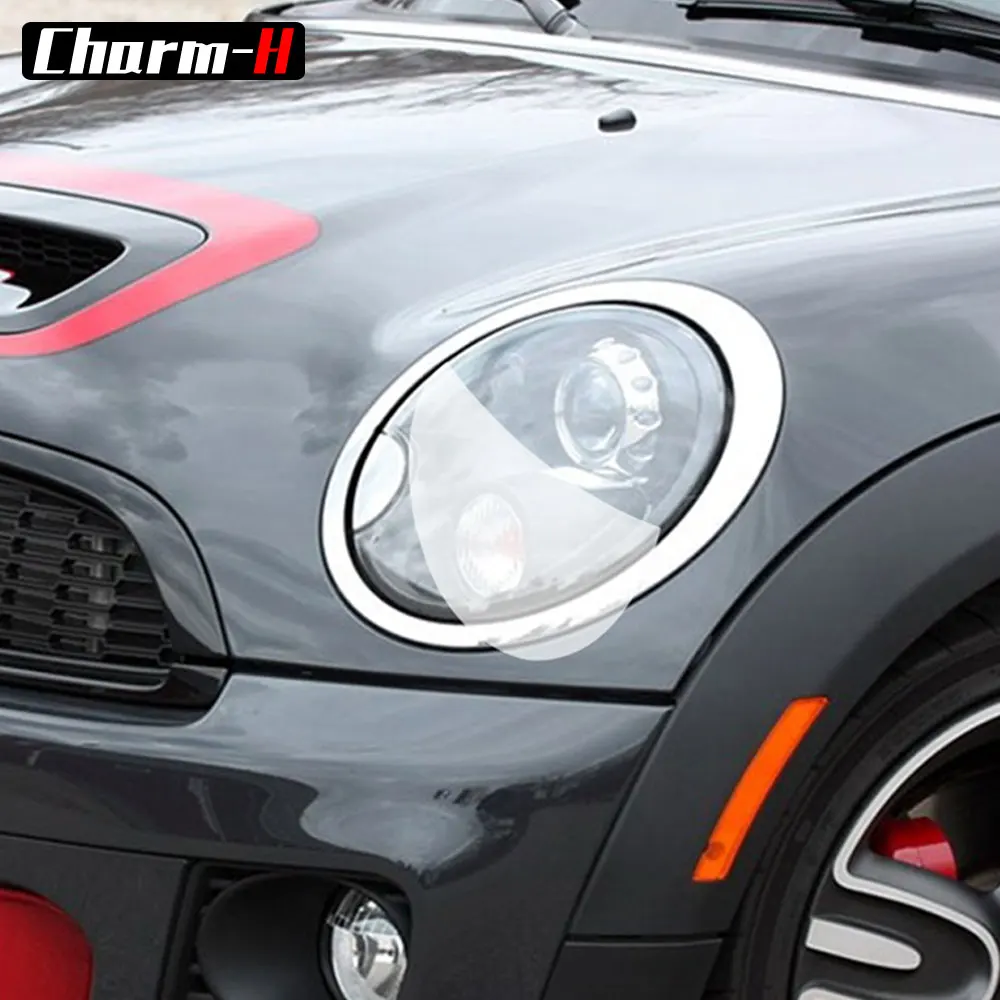 Car Headlight Protection TPU Film Protector Decal for Mini Cooper R56 Clubman R55 JCW John Cooper Works Sticker Accessories