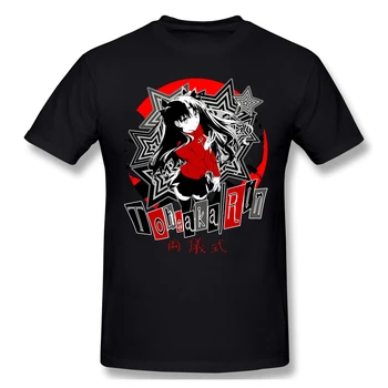 

Fate stay night T-Shirts for Men Tohsaka Rin - Mage Funny Crewneck Cotton T Shirt