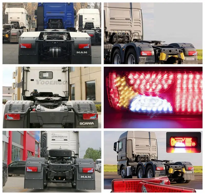1 пара 24V автомобиль стоп светильник грузовик с прицепом 120LED задний