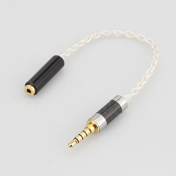 

Audiocrast 3.5mm TRRS Balanced Male to 2.5mm TRRS Balanced Female Hi-End Audio Adapter Silver Plated Cable