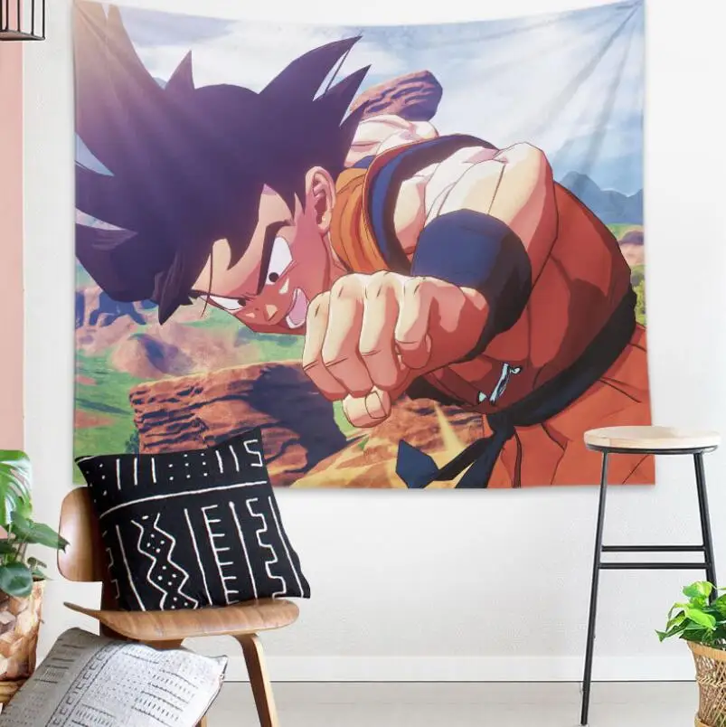 Dragon Ball живопись гобелен 3D печать ленты прямоугольный домашний Декор настенный WUKONG31