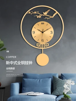 

Fashion Mute Luxury Wall Clock Living Room Office Kitchen Silent Wall Clock Modern Design Relojes De Pared Home Decor Bb50