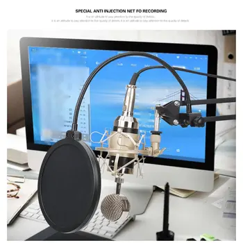 

InnoGear Microphone Arm Upgraded Mic Arm Microphone Stand Boom Suspension Stand with 3/8" to 5/8" Screw Adapter Clip