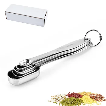 

Stainless Steel Amount Spoon 6 Paper Set Kitchen To Flavor Amount Spoon Suit Bring Scale Ellipse To Flavor Spoon Baking Tool