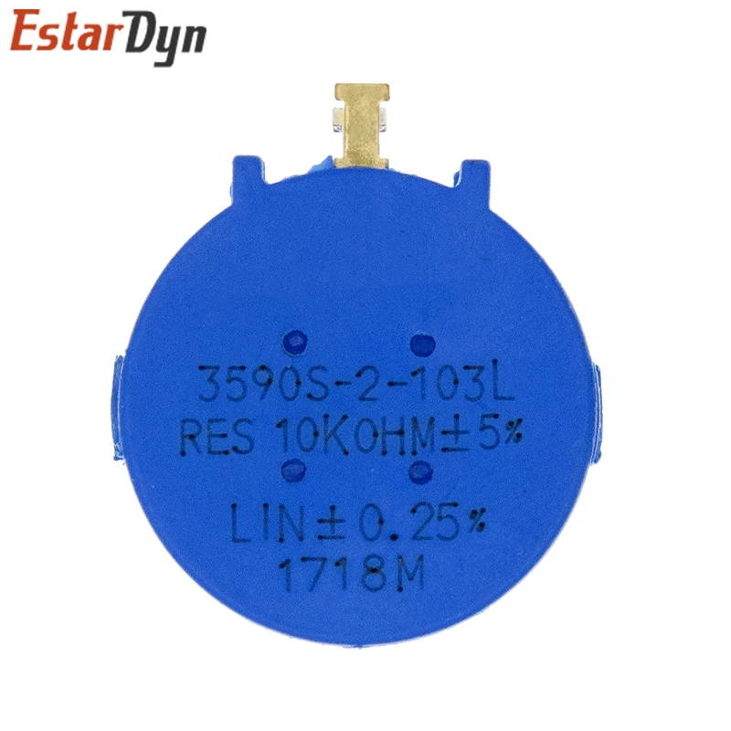Adjustable Resistor Multiturn Potentiometer 3590S Multiturn Potentiometer 500-100K ohm Potentiometer Adjustable Resistor 3590 102-103