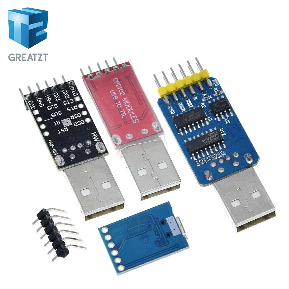 CP2102 USB 2,0 UART ttl 5PIN Соединительный модуль последовательный преобразователь STC Замена FT232 CH340 PL2303 CP2102 MICRO USB для aduino