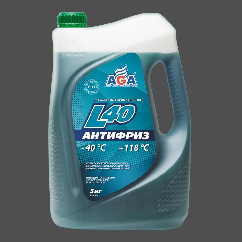 Тосол AGA-L40, теплый к приминению, синий-зеленый