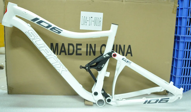 Clearance Stock New 26/27.5er Aluminum Alloy MTB Frame Full Rear Suspention Mountain Shock Absorb 15.5/17 Inch Downhill bicycle frame 0