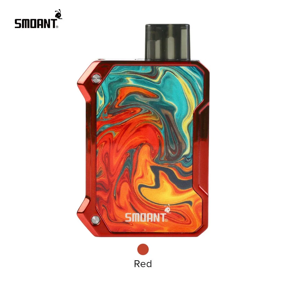 Smoant Battlestar комплект для детских сигарет, 750 мАч, vape мод, батарея и 2 мл картридж, pod, электронная сигарета, vs voopoo drag nano, комплект - Цвет: red