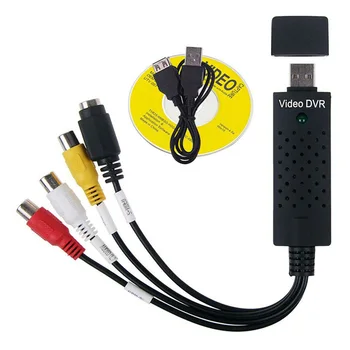 

USB 2.0 Audio Television Video VHS to PC DVD VCR Converter Easy Capture Card Adapter B99