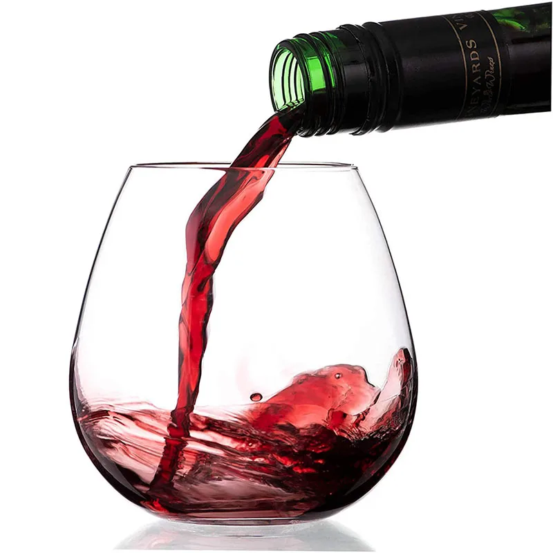 Stemless Wine Glasses Tumblers Glass Water Cup Cocktail Glass Whisky Glass Gin Glasses stemless drinking glasses